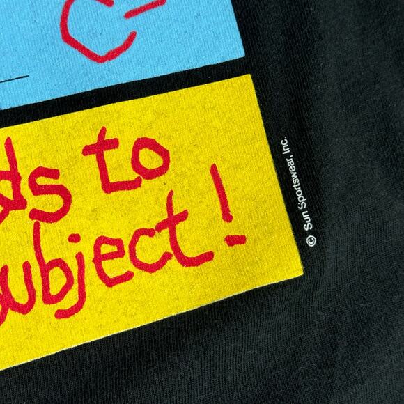 Vintage 90s Father's Day Report Card T-Shirt XXL Single Stitch - Picture 3 of 7